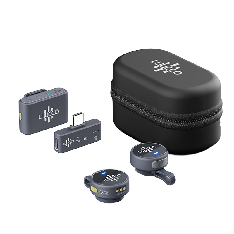 Luucco AirWave K2 Kablosuz Dijital Yaka Mikrofonu - Görsel 1