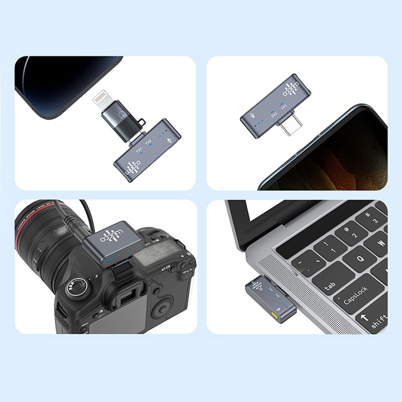 Luucco AirWave K2 Kablosuz Dijital Yaka Mikrofonu - Görsel 5