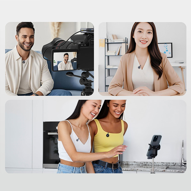 Luucco AirWave K2 Kablosuz Dijital Yaka Mikrofonu - Görsel 4