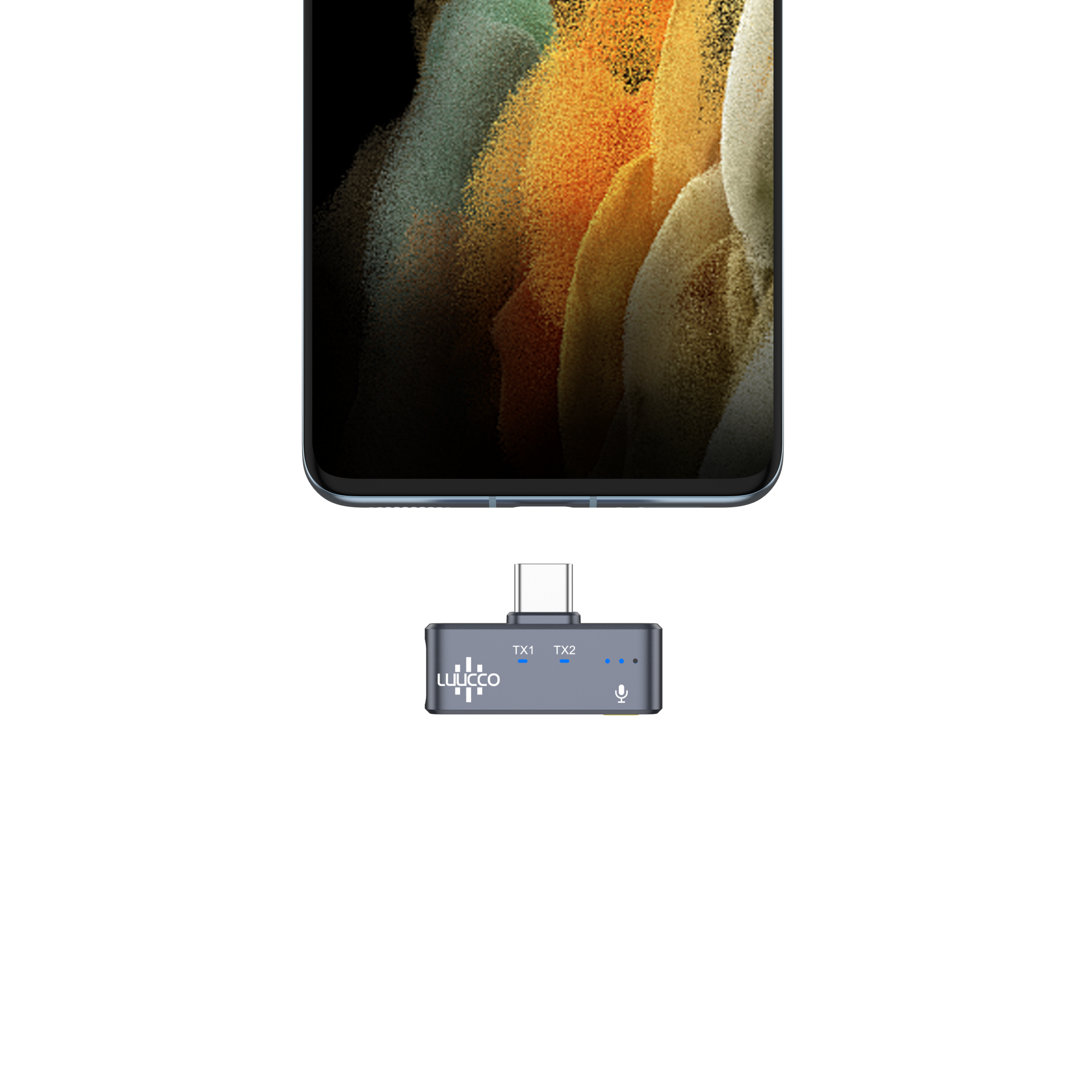 Luucco AirWave Mini K2 Wireless Yaka Mikrofonu - Görsel 3