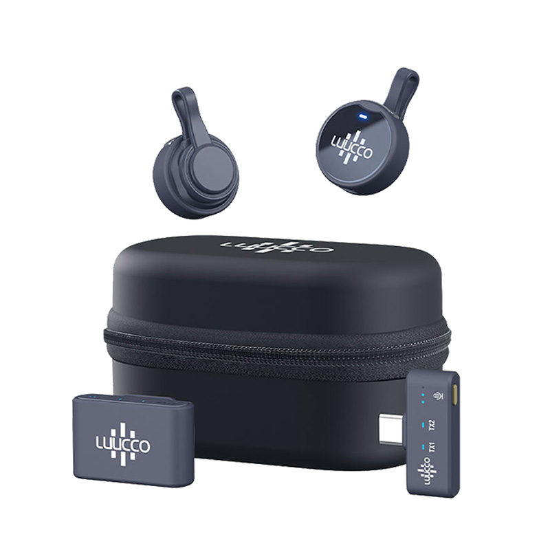 Luucco AirWave K2 Kablosuz Dijital Yaka Mikrofonu - Görsel 2